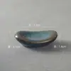 Descansador de palillos de cerámica estilo japonés, soporte para palillos cocido en horno, reposacucharas, soporte para palillos comercial público, cojín creativo para palillos para uso doméstico, montaje de mesa de restaurante