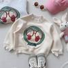 Sudadera para Niñas 2026 Otoño Nueva Moda Estampado de Dibujos Animados Top Estilo Coreano Tendencia Ropa Holgada para Niños
