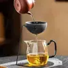 Colador de té no poroso Filtro de té Infusor de té Accesorio para juego de té Herramienta justa e integrada para separación de té y agua