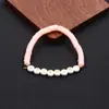 Producto Nuevo Más Vendido Transfronterizo Pulsera de Cuerda Elástica con Letra Inglesa de Arcilla Blanda Pulsera de Amistad de Fans para Apoyar a Taylor Swift