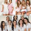Toma Real de Nuevo Conjunto de Pijama Cardigan de Estilo Europeo y Americano Transfronterizo, Conjunto Casual de Ropa de Casa para Mujer con Solapa, Conjunto de Dos Piezas con Pantalones Cortos y Manga Corta