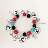 Pulseras de Equipo MLB Texas Florida Astros Rangers Marlins Warriors Pulseras de Cuentas para Fans