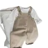 Overol de estilo coreano para niños, primavera y otoño, unisex, moderno y a la moda, corte holgado, para bebés y niños pequeños, ropa infantil genial y elegante