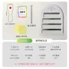 Amostrador de Cores para Nail Art Magnético em Forma de Arco Transfronteiriço com Padrão de Árvore, Pontas de Unha para Teste de Cor Destacáveis, Placa de Exibição em Acrílico, Estilos de Esmalte em Gel