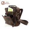 Processamento e Personalização de Bolsa de Ombro Masculina Transfronteiriça de Couro Genuíno Grande Capacidade Multifuncional Bolsa de Mão Bolsa Transversal de Couro de Vaca Retrô