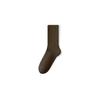 Calcetines de Algodón Puro para Hombre, Moda Otoño e Invierno Versátiles Sin Costuras en la Punta Alta Elasticidad Color Sólido Tubo Largo Venta al por Mayor