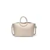 Bolso de mano de moda con patrón de lichi de lujo ligero transfronterizo, bolso de hombro vintage de alta gama para el trabajo, bolso tote estiloso de diseño nicho