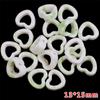 Cerâmica Verde Estrela Gorducha Concha Peixe Pequeno Contas Retas Pulseira Colar DIY Feito à Mão Acessórios com Contas Material