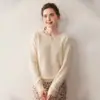 Listo para Usar de Primera Línea Otoño e Invierno Nueva Moda Suéter de Cachemira, Cuello Redondo, Color Sólido, Cepillado, Jersey de Moda, Cálido