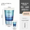 Celebridade da Internet Estilo Chinês Cartão Prata Xícara de Chá Descartável Copo de Chá de Leite Copo de Papel com Tampa 500ml Copo para Bebida Quente Venda por Atacado Comercial