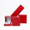 Caja de Joyería de Encaje Bronceado Italiano Sentido Avanzado Caja para Anillos Pulsera Colgante Collar Caja de Embalaje Caja de Regalo para Joyería