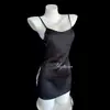Pijama Feminino Sexy Night Qin Seda de Gelo Alça Única Camisola Roupas de Casa Conjunto Roupa Íntima Sexy Saia com Fenda Lateral Renda 7074