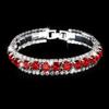 Joias Coreanas Atacado Pulseira de Prata Pulseira de Diamantes Coloridos Brilhantes-480 Cristal Brilhante Exquisito