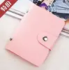 Portatarjetas Simple de PU con 12 Ranuras, Portadocumentos de Almacenamiento de Viaje Portátil, Portatarjetas Bancarias, Estuche para Tarjetas con Múltiples Ranuras de Cuero Anti-Desmagnetización