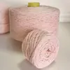 Hilo de Algodón Puro Huaman Ni de Hilo Redondo, Hilo de Algodón Peinado Lino, Hilo Hueco 100% Algodón para Tejer a Mano, 1.5-2 mm, 100 Gramos