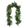 Amazon Simulação Artificial de Pinheiro de Natal e Cedro Rattan Sensação Cola Macia Vinha de Agulha de Pinheiro Decoração de Casa Planta Verde Simulação