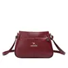 Bolso Grande de Cuero Suave para Mujer, Bolso Versátil para Mamá para Mediana Edad y Personas Mayores, Bolso Cruzado de Hombro Estilo Coreano, Bolso para Suegra