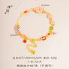 Pulsera de oro de arena vietnamita esmaltado nuevo chino montaña fantasma dopamina gasto adornos de mano geométricos de amor para mujer