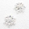 27mm transfronteiriça nova liga strass floco de neve decoração de Natal laço acessórios de cabelo acessórios de pingente Diy