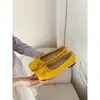 Bailarinas Francesas con Lazo y Punta Redonda 2026 Verano Nuevos Zapatos de Hada Planos Estilo Suave de Noche Zapatos Individuales Pequeños