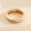 Pulsera de Ola Irregular Estilo Ins Europeo y Americano Metal Fluido Minimalista Joyería Abierta-Cerrada Venta Caliente Transfronteriza Aleación Conservación del Color