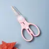 Tijeras Suplementarias para Alimentos Niños Acero Inoxidable Tijeras Pequeñas Verdura Carne Herramientas para Alimentos Bebé Tijeras para Comida de Bebé Portátiles