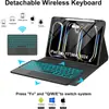 Adecuado para iPad Tablet Pro 11 pulgadas M4 Funda Protectora Teclado Bluetooth Táctil Retroiluminado Ranura para Lápiz Funda de Cuero Transfronterizo