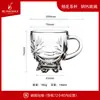 Taza de té con asa pequeña, gruesa, resistente al calor, para el hogar, para bebidas, leche y vidrio con asa, venta al por mayor