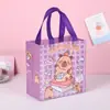 Capibara Linda Bolsa de Regalo Caricatura de Capibara Bolsa de Tote No Tejida Bolsa de Compras Regalo Bolsa de Regalo No Tejida