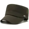 Sombrero de copa plana nuevo Tendencia de moda de verano para hombre Verano Casual Parasol Protector solar Gorra Malla Transpirable Gorra de red de pesca