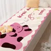 Bonita alfombrilla de bay window de dibujos animados, alfombra de cachemira sintética para dormitorio principal, alfombra de mesita de noche, alfombrilla de balcón, cojín de tatami, adecuada para todas las estaciones