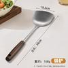 Concha de aço inoxidável para uso doméstico, cozinha, espátula para fritar, escumadeira, colher de sopa, conjunto de utensílios de cozinha, espátula de ferro engrossada para refogar, colher para fritar, fabricantes