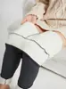 Leggings Esportivos Casuais Grossos de Cor Sólida Populares Transfronteiriços Cintura Alta Elástico Slim Calças de Yoga Esportivas Femininas