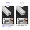 Lámpara de línea empotrada ranura de aluminio luz de ranura luz y sombra lámpara lineal con barra de lámpara lineal negra lámpara lineal led lámpara de alambre