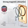 Adecuado para soporte de tarjeta magnética Magsafe de Apple, soporte de anillo, almacenamiento de flor de tarjeta con chapado, soporte de tarjeta magnética fuerte portátil