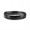 Pulsera de cordón elástico de piedra de vesícula negra, bestseller transfronterizo de Amazon, pulsera de cuentas personalizada vintage para hombres europeos y americanos, venta al por mayor
