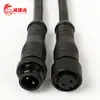 Proteção ambiental M12 tampa de metal lâmpada de planta linha à prova d'água marca de navegação lâmpada à prova d'água plug 2p iluminação de farol conector macho e fêmea