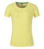 301W Camiseta de Manga Corta con Cuello Redondo de Algodón Siro de 40 Hilos para Mujer, Traje de Grupo con Logo Estampado, Simple, Versátil y Cómodo