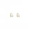 Brincos de Pérola de Nicho Moda Feminina Design Simples de Tarraxa Brincos Elegantes Brincos Femininos Celebridade da Internet Ins Brincos de Luxo Leve