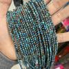 Cuentas redondas de 3 mm, piedra natural, amatista, grano de secuoya, turquesa blanca, copo de nieve, cristal, accesorios de joyería, accesorios de bricolaje, cuentas sueltas