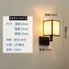 Luminária de Parede Simples de Tecido Nórdico Estilo Americano Modelo Quarto Hotel Quarto de Hóspedes Cabeceira Quarto Leitura Corredor Luminária de Parede