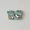 Guantes Infantiles Yipan para Otoño e Invierno, Nuevos, Lindos, Súper Lindos, de Dinosaurio, de Medio Dedo, Guantes Cálidos para Bebés