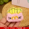 Broche de Manzana de Peluche Lindo Juguete de Comida Creativo Muñeca Colgante para Bolso Muñeca Pequeña Accesorios para Ropa Pin Joyería para Mujeres