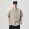 Verano 2026 Nuevo Estampado Tie-Dye Cuello Redondo Manga Corta Juventud Masculina Casual Versátil Top