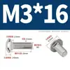 Tornillos de Carruaje de Acero Inoxidable 304, Tornillos de Máquina para Bastidor de Puente con Cabeza Semiredonda y Cuello Cuadrado M4M5M6M8