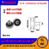 Saisisheng Rodamiento de Rosca Externa con Rodamiento de Varilla Roscada Acero Inoxidable 304 Eje de Rodamiento Rueda Guía Polea Pequeña Tornillo
