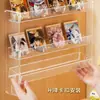 Estante de Pared Organización de Dormitorio Almacenamiento Acrílico Dormitorio Estudiantil Estante para Libros Papelería Estante de Organización de Pared