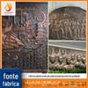 Grande Escultura de Cobre Decoração de Parede de Fundo Cultural para Atrações Turísticas, Praças e Campi; Esculturas de Figuras Personalizadas em Bronze e Relevos em Fibra de Vidro