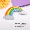 Novos Patches de Bordado com Adesivo Hot Melt Arco-Íris do Fabricante, Patches Sem Costura para Decoração de Roupas e Chapéus, Patches Premium DIY