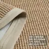 Tapete de Entrada de Sisal Natural, Carpete Tecido de Linho, Tapete Grande para Sala de Estar Estilo Japonês, Tapete para Porta de Entrada Varanda